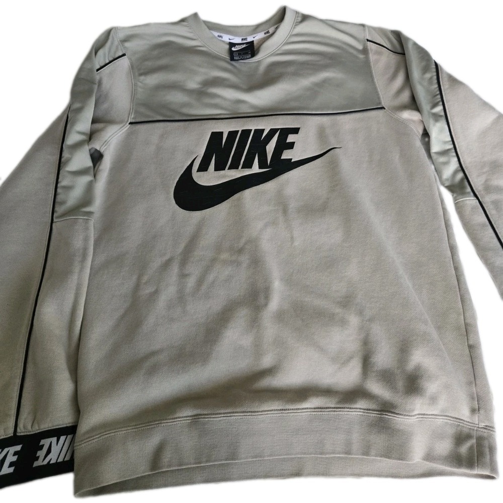 Nike y2k big logo beige swoosh center logo 11B0358